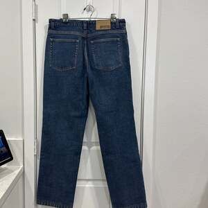 Duluth Trading Co Flex Ballroom Straight Leg Jeans Dark Wash Men's